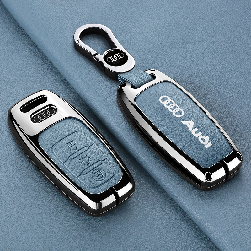 Zinc Alloy Leather Car Remote Key Case Cover for Audi A1 A3 8V A4 B8 B9 A5 A6 C7 A7 A8 Q3 Q5 Q7 S4 S6 S7 S8 R8 TT Car Accessory
Zinc Alloy Leather Car Remote Key Case Cover for Audi A1 A3 8V A4 B8 B9 A5 A6 C7 A7 A8 Q3 Q5 Q7 S4 S6 S7 S8 R8 TT Car Accessory