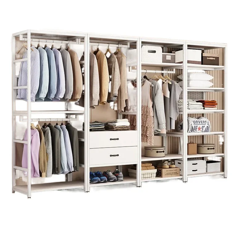 Wardrobe Home bedroom with drawers, open walk-in, cloakroom hanger, floor-to-ceiling vertical simple storage
Wardrobe Home bedroom with drawers, open walk-in, cloakroom hanger, floor-to-ceiling vertical simple storage