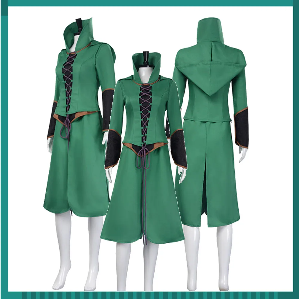 Disguise Coat Skirt Female Galadriel Cosplay Green Suit Movie Costume Women Outfits Halloween Carnival Party Role Playing Suit
Disguise Coat Skirt Female Galadriel Cosplay Green Suit Movie Costume Women Outfits Halloween Carnival Party Role Playing Suit