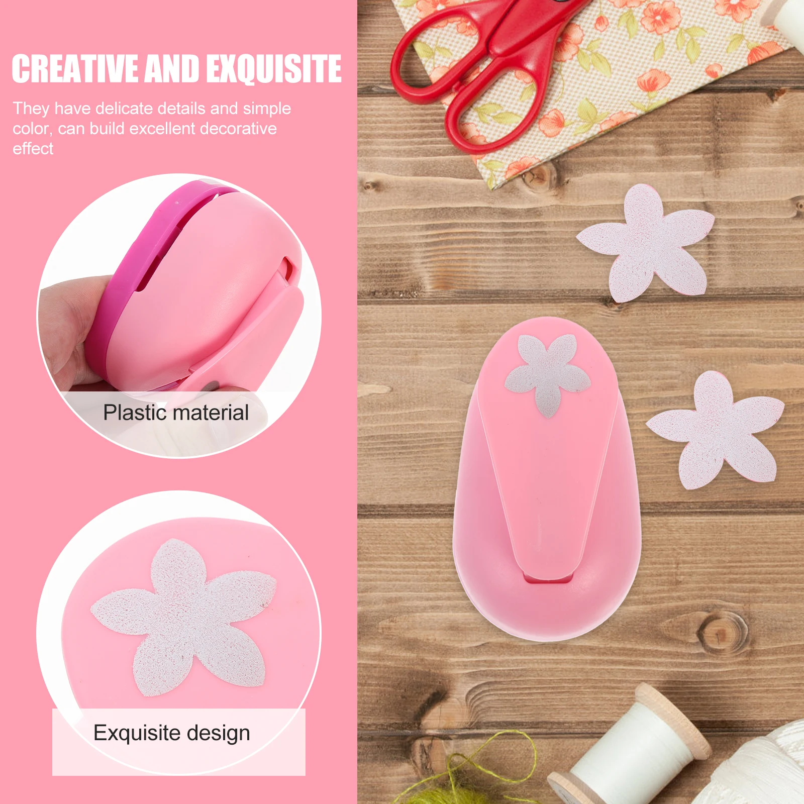 Creative Embossing Device Paper Punches Craft Punch for DIY Projects Scrapbooking Lovely Shape Plastic Tab Child
Creative Embossing Device Paper Punches Craft Punch for DIY Projects Scrapbooking Lovely Shape Plastic Tab Child