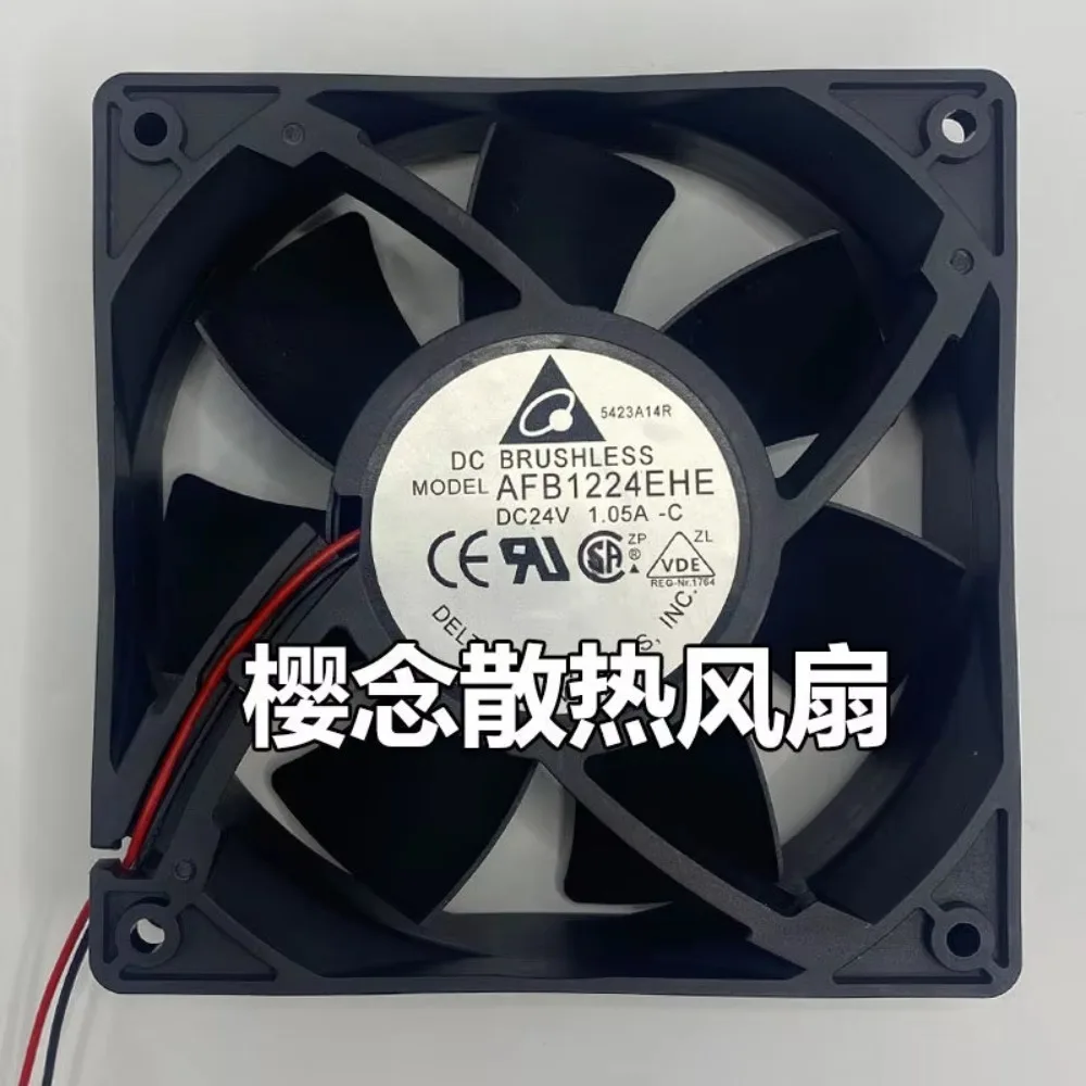 New 12038 High Airflow Ball Bearing Brushless DC Cooling Fan for AFB1224EHE 24V 1.05A 12CM
New 12038 High Airflow Ball Bearing Brushless DC Cooling Fan for AFB1224EHE 24V 1.05A 12CM