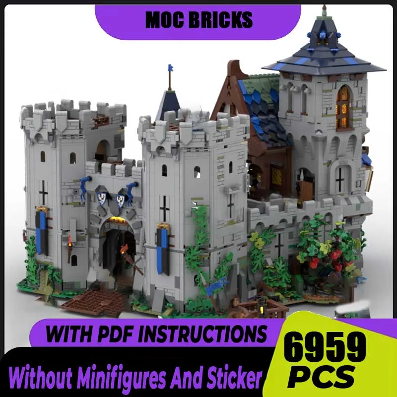 Строительные блоки Moc, модульная крепость Черного Сокола-классическая модель замка, технологические кирпичи, игрушки для сборки «сделай сам», подарок для заключения
Строительные блоки Moc, модульная крепость Черного Сокола-классическая модель замка, технологические кирпичи, игрушки для сборки «сделай сам», подарок для заключения