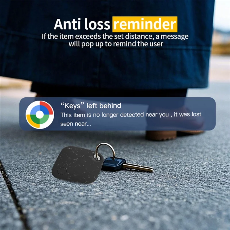 Bluetooth GPS-трекер для домашних животных, ключи для Google Find My App для ключей, багажа, рюкзака черного цвета
Bluetooth GPS-трекер для домашних животных, ключи для Google Find My App для ключей, багажа, рюкзака черного цвета
