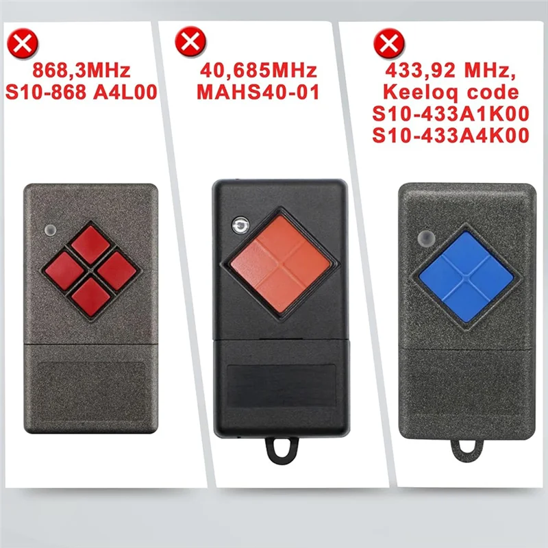 B92B-Garage Door Remote Control Fordickert MAHS433-01 433.92Mhz Fordickert MAHS433-04 S10-433A1L00 S20-433A1L00
B92B-Garage Door Remote Control Fordickert MAHS433-01 433.92Mhz Fordickert MAHS433-04 S10-433A1L00 S20-433A1L00