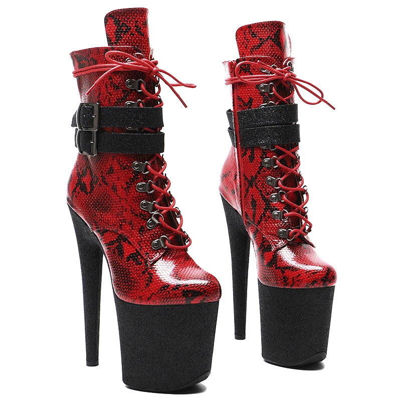 Leecabe 20CM/8inches Snake PU with Glitter exoticism Trend fashion High Heel platform stripper heel Pole Dance boots
Leecabe 20CM/8inches Snake PU with Glitter exoticism Trend fashion High Heel platform stripper heel Pole Dance boots