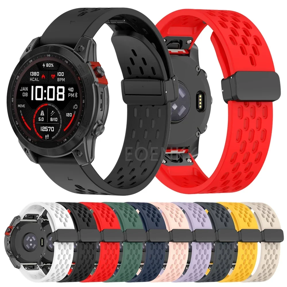 20 22 26mm Silicone QuickFit Strap For Garmin Fenix 7X 7 7S Pro 6X 6 6S 5S 5X Epix Pro Gen 2 51 47 42mm Smartwatch Bracelet Band
20 22 26mm Silicone QuickFit Strap For Garmin Fenix 7X 7 7S Pro 6X 6 6S 5S 5X Epix Pro Gen 2 51 47 42mm Smartwatch Bracelet Band