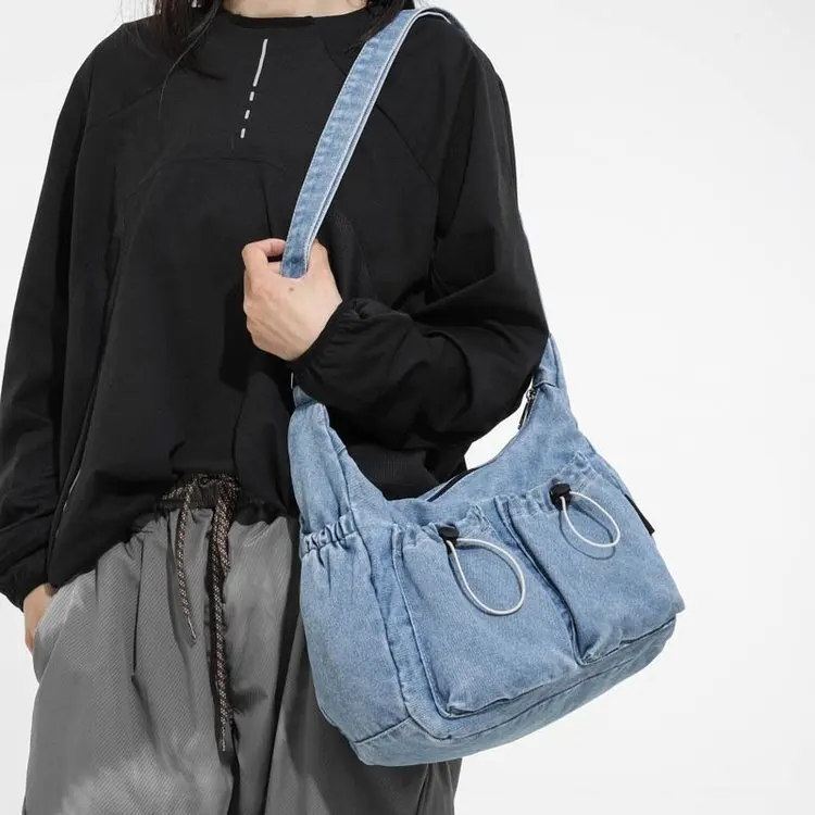 Korean Style Workwear Large Capacity Tote Bag for Women Versatile Multi-Pocket Fashion Casual Shoulder Crossbody Bag
Korean Style Workwear Large Capacity Tote Bag for Women Versatile Multi-Pocket Fashion Casual Shoulder Crossbody Bag