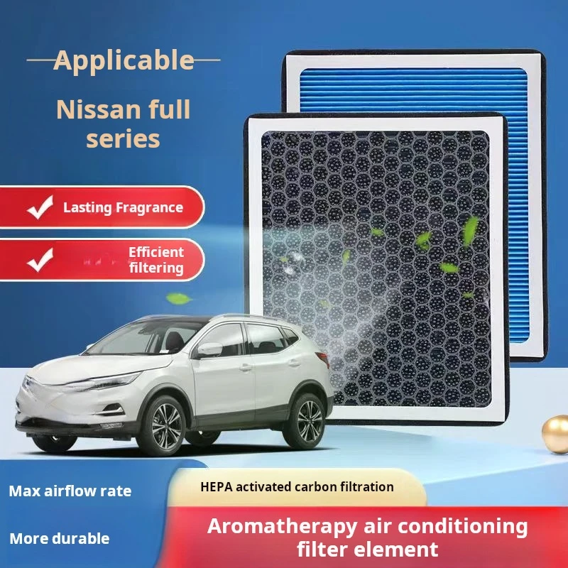 2025 Aromatherapy cabin filter Control Car air conditioner filter For Nissan Teana Xuanyi Qashqai Auto Wearing Parts Wholesale
2025 Aromatherapy cabin filter Control Car air conditioner filter For Nissan Teana Xuanyi Qashqai Auto Wearing Parts Wholesale