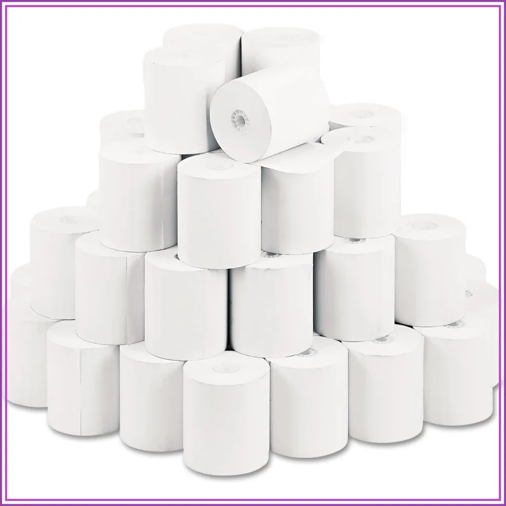 POS/Cash Register Thermal Paper Rolls 3 1/8" x 230' 50 Rolls
POS/Cash Register Thermal Paper Rolls 3 1/8" x 230' 50 Rolls