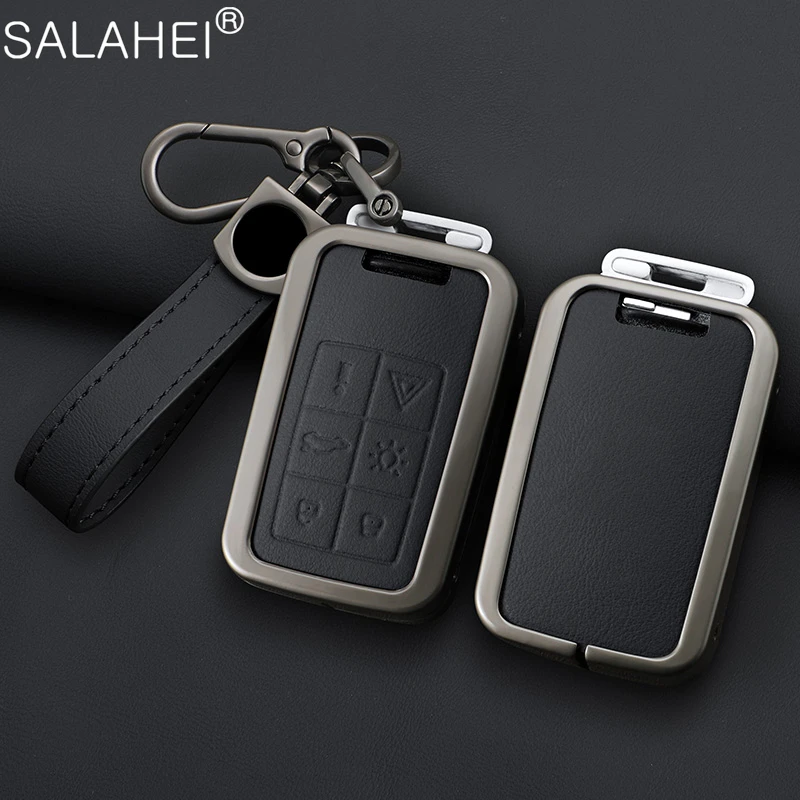 Zinc Alloy Leather Car Smart Key Case Full Cover Shell Fob For Volvo S40 S60 S80 S90 XC60 XC90 V40 V60 Auto Keychain Accessories
Zinc Alloy Leather Car Smart Key Case Full Cover Shell Fob For Volvo S40 S60 S80 S90 XC60 XC90 V40 V60 Auto Keychain Accessories
