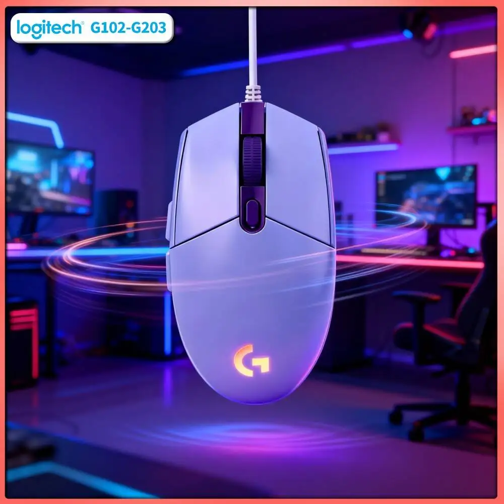 Logitech G102 Wired Mouse, HERO Sensor Technology, 1000Hz Polling, Custom RGB, Lightweight Grip for Comfortable Daily Use
Logitech G102 Wired Mouse, HERO Sensor Technology, 1000Hz Polling, Custom RGB, Lightweight Grip for Comfortable Daily Use