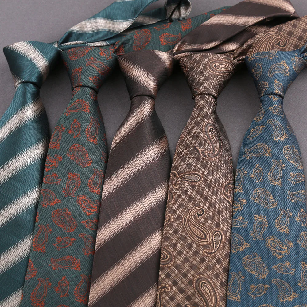 Luxury 8CM Mens Tie Stripes Paisley Dot Neck Ties Jacquard Woven Necktie For Man Daily Wear Business Wedding Party Accessories
Luxury 8CM Mens Tie Stripes Paisley Dot Neck Ties Jacquard Woven Necktie For Man Daily Wear Business Wedding Party Accessories