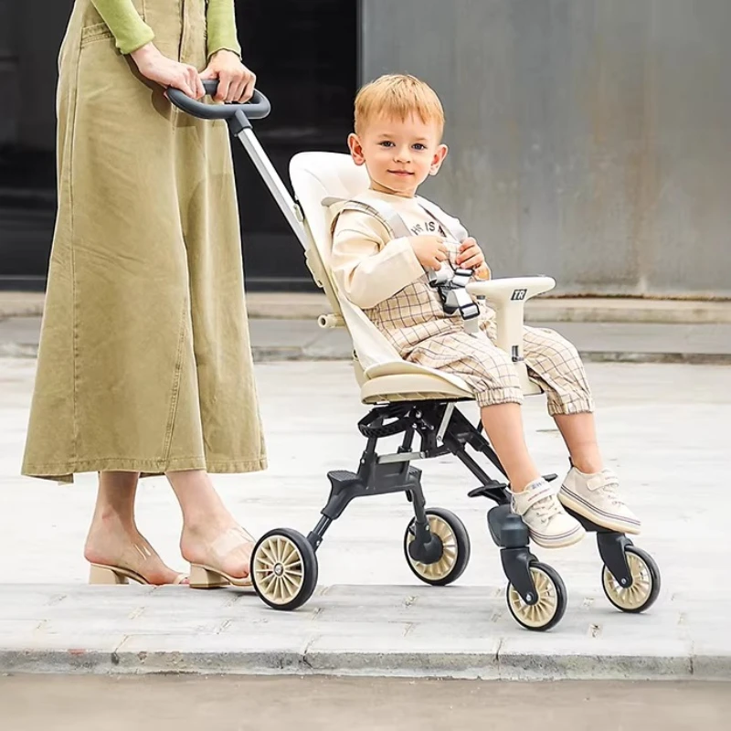 Легкая складная детская коляска-трансформер для путешествий, высокая прогулочная коляска, портативная четырехколесная тележка для детей
Легкая складная детская коляска-трансформер для путешествий, высокая прогулочная коляска, портативная четырехколесная тележка для детей