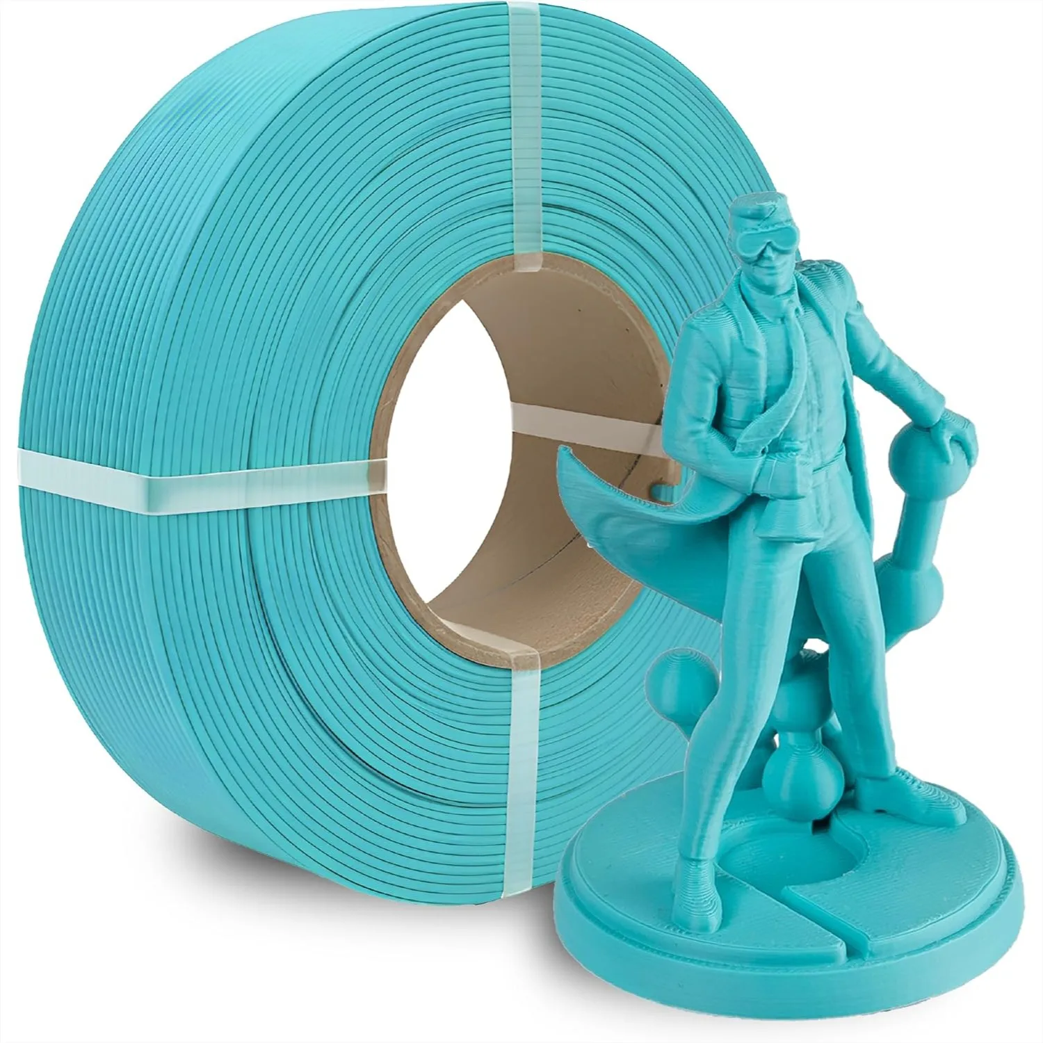Matte Arctic Teal PLA 3D Printing Filament Refill 1.75mm 1kg, Low-Waste Design for FDM Printers, Tangle-Free, Vibrant Colors
Matte Arctic Teal PLA 3D Printing Filament Refill 1.75mm 1kg, Low-Waste Design for FDM Printers, Tangle-Free, Vibrant Colors