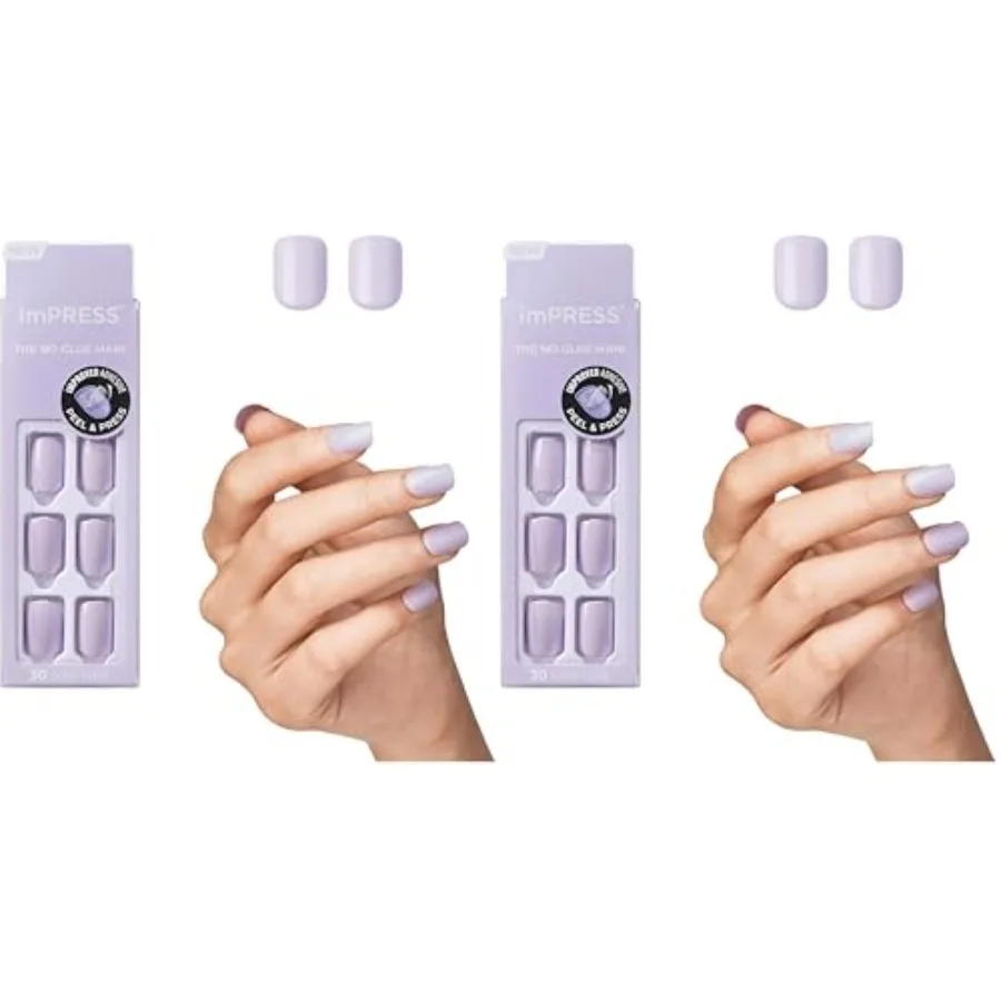 imPRESS No Glue Mani Press On Nails Цвет «Пизображение Фиолетовый» Фиолетовый Короткий размер Squoval Shape для быстрого и легкого нанесения ногтей
imPRESS No Glue Mani Press On Nails Цвет «Пизображение Фиолетовый» Фиолетовый Короткий размер Squoval Shape для быстрого и легкого нанесения ногтей