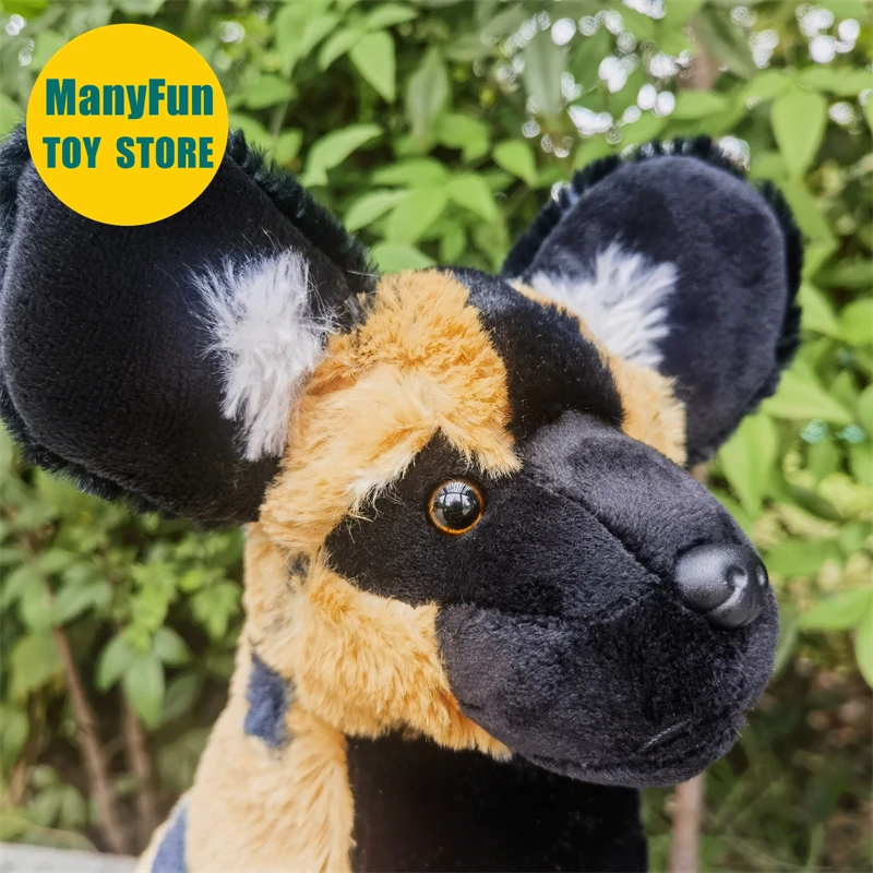 African Wild Dog Plush Animal African Painted Dog Plushie Lifelike Hyena Plush Toy Lycaon pictus Stuffed Toy Doll Collectors
African Wild Dog Plush Animal African Painted Dog Plushie Lifelike Hyena Plush Toy Lycaon pictus Stuffed Toy Doll Collectors
