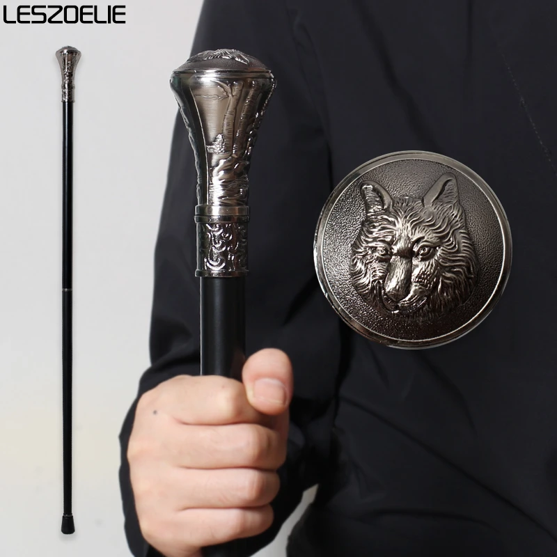 Роскошная трость с волчьей головой для мужчин, модная декоративная трость 2025 года, мужские элегантные ручные трости, винтажная ручка-палка
Роскошная трость с волчьей головой для мужчин, модная декоративная трость 2025 года, мужские элегантные ручные трости, винтажная ручка-палка