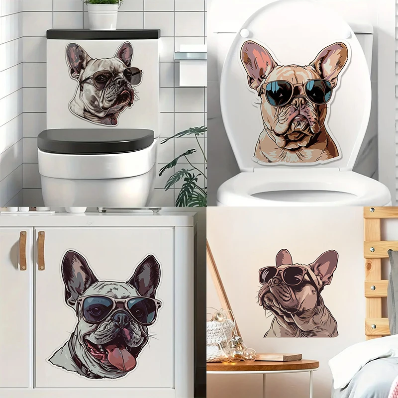 French Bulldog with Sunglasses Sticker Bedroom Entryway Living Room Porch Home Decoration Wall Stickers, Removable Stickers
French Bulldog with Sunglasses Sticker Bedroom Entryway Living Room Porch Home Decoration Wall Stickers, Removable Stickers