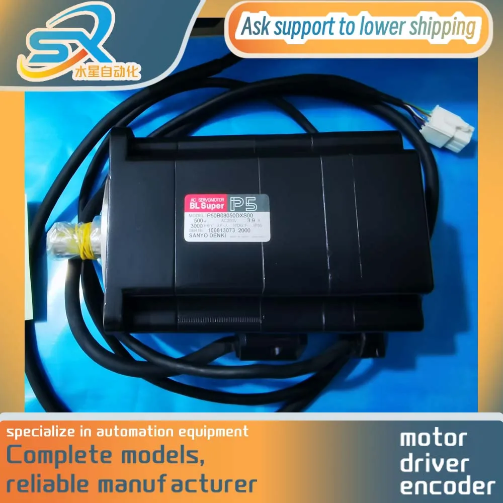 100% TEST OK P50B08050DXS00 500w Sanyo Servo Motor For Robotics Quality assurance and reliable procurement
100% TEST OK P50B08050DXS00 500w Sanyo Servo Motor For Robotics Quality assurance and reliable procurement
