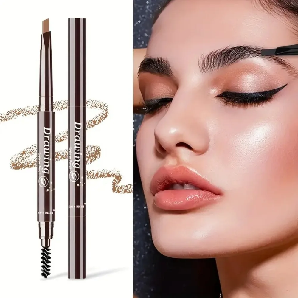 New Double Head Eyebrow Pencil with Brush Waterproof Eye Makeup Long Lasting Automatic Rotation Eyebrow Tattoo Pen Women
New Double Head Eyebrow Pencil with Brush Waterproof Eye Makeup Long Lasting Automatic Rotation Eyebrow Tattoo Pen Women