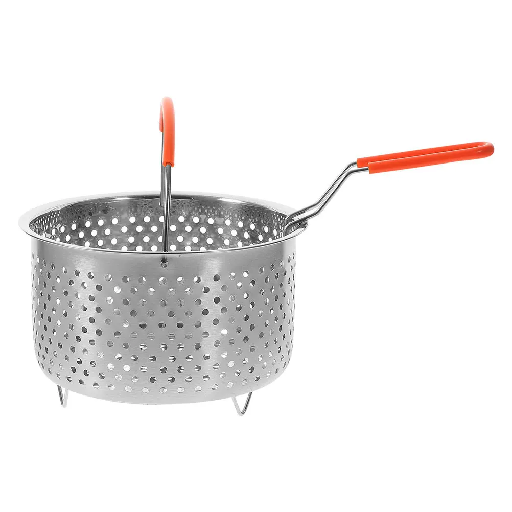 Stainless Steel Frying Basket Steamer 18cm Deep Fryer Mesh Kitchen Tool with Drain Holes Multipurpose Cookware
Stainless Steel Frying Basket Steamer 18cm Deep Fryer Mesh Kitchen Tool with Drain Holes Multipurpose Cookware