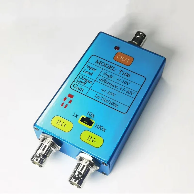 New 10MHz Bandwidth Oscilloscope Differential Probe DDS Gain Split Probe Signal Amplifier 100x 10x 1x
New 10MHz Bandwidth Oscilloscope Differential Probe DDS Gain Split Probe Signal Amplifier 100x 10x 1x