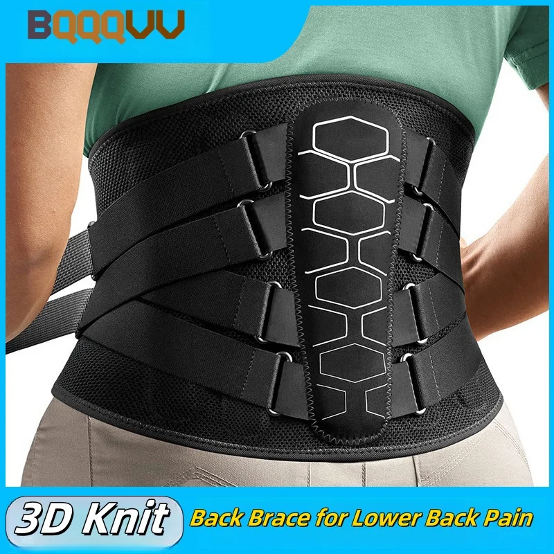 1PC Back Waist Brace for Lower Back Pain Relief with Pulley System,Breathable 3D Knit Lumbar Support Belt for Adult Sciatica
1PC Back Waist Brace for Lower Back Pain Relief with Pulley System,Breathable 3D Knit Lumbar Support Belt for Adult Sciatica