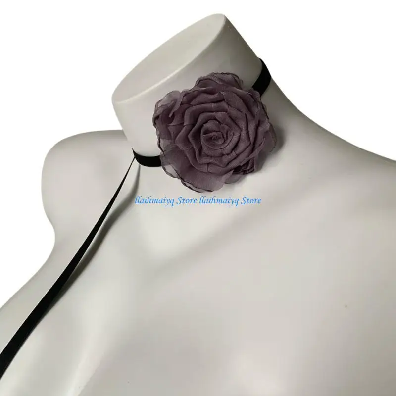 573B Hot Girl Neck Chain Choker for Dress Up for Club Adjustable Flower Jewelry
573B Hot Girl Neck Chain Choker for Dress Up for Club Adjustable Flower Jewelry