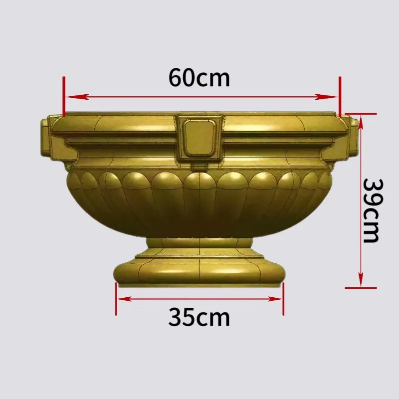 European flower pot mold garden decoration ABS plastic flower pot courtyard concrete villa
European flower pot mold garden decoration ABS plastic flower pot courtyard concrete villa