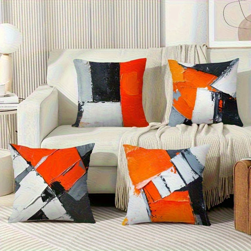 Abstract geometric painting digital printing pillow cover Short plush Suitable living rooms bedrooms sofas throw cushion cover
Abstract geometric painting digital printing pillow cover Short plush Suitable living rooms bedrooms sofas throw cushion cover