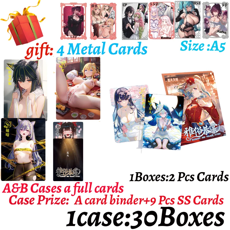 2025 Newest A5 Size Goddess Story Ya Su Gong Shang Board Waifu Collection Cards Kids Toy Birthday Gift
2025 Newest A5 Size Goddess Story Ya Su Gong Shang Board Waifu Collection Cards Kids Toy Birthday Gift
