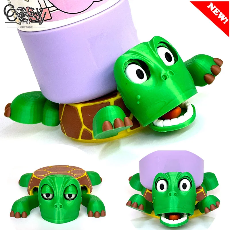 3D Printed Funny Turtle Coaster Cup Pad Turtle Base Decorative Ornament Creative Tea Coffee Mug Drinks Holder Tableware Decor
3D Printed Funny Turtle Coaster Cup Pad Turtle Base Decorative Ornament Creative Tea Coffee Mug Drinks Holder Tableware Decor