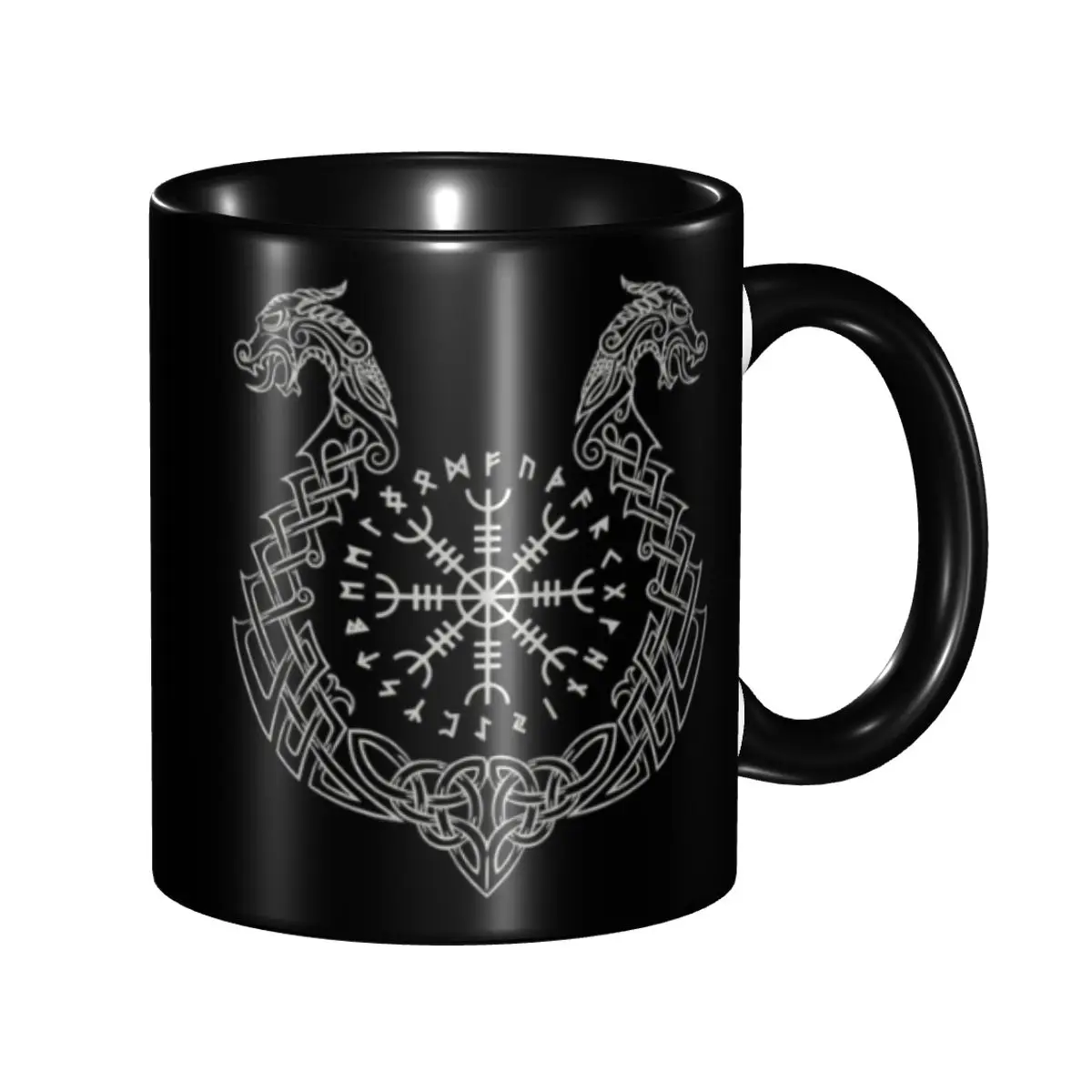DIY Viking Helm Of Awe Ceramic Mugs Customized Norse Compass Coffee Cup Creative Present
DIY Viking Helm Of Awe Ceramic Mugs Customized Norse Compass Coffee Cup Creative Present