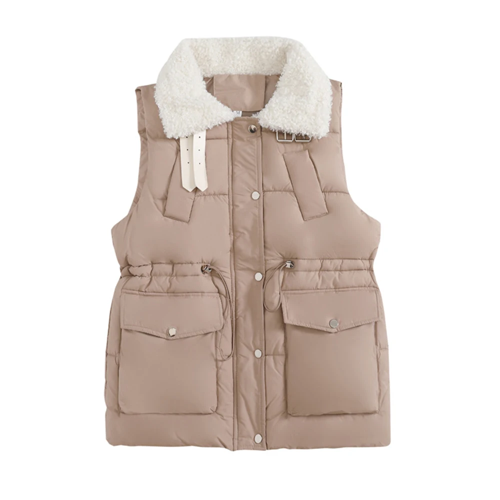 2023 Fashion Fur Vest Women Faux Sheepskin Collar Fur Waistcoat Chic Lady Warm Vest Jackets Woman Sleeveless Jacket Fall Winter
2023 Fashion Fur Vest Women Faux Sheepskin Collar Fur Waistcoat Chic Lady Warm Vest Jackets Woman Sleeveless Jacket Fall Winter