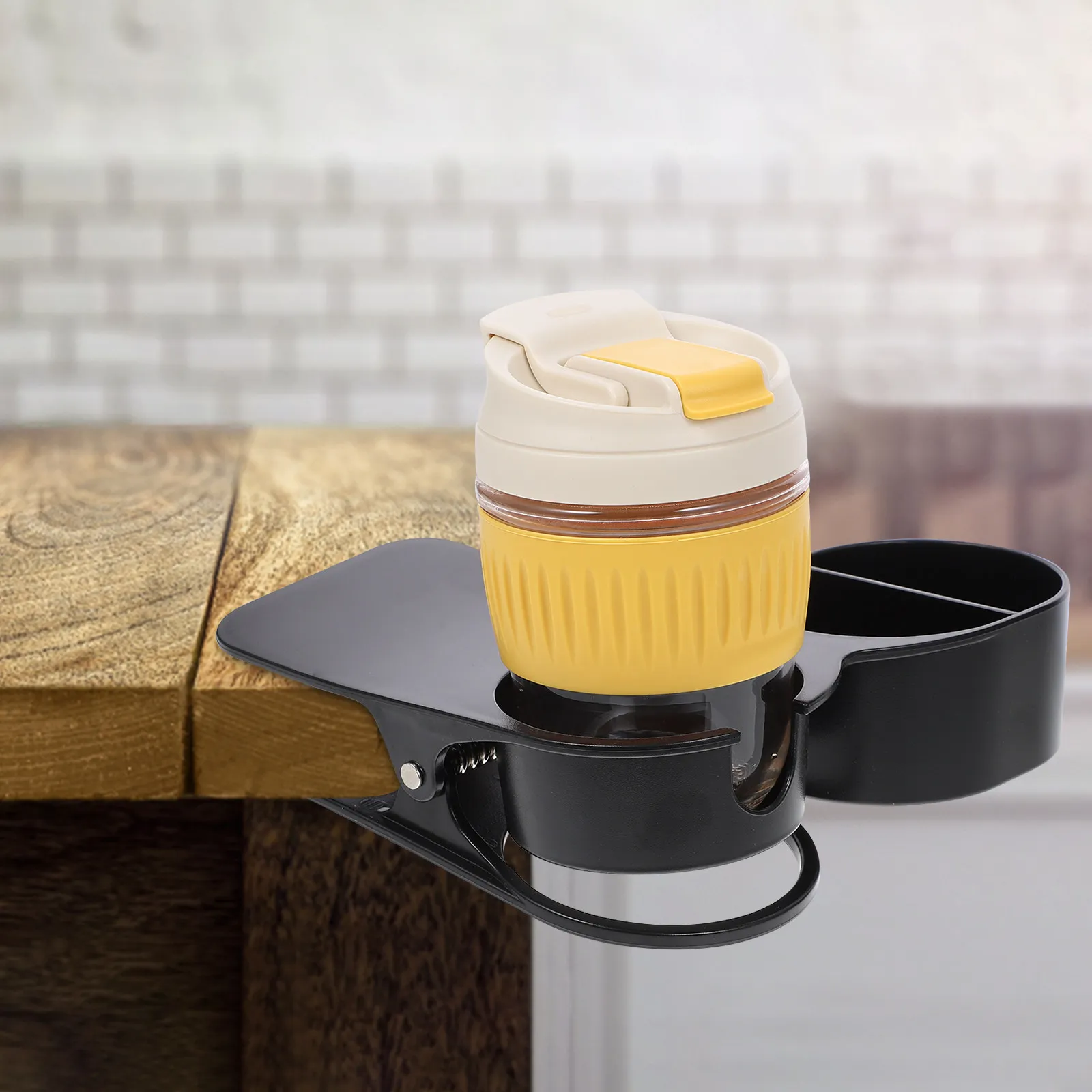 White Multifunction Desk Side Cup Holder Clip Portable Tabletop Mug Clamp Drinking Cup Holder Clip Organizer Storage Rack
White Multifunction Desk Side Cup Holder Clip Portable Tabletop Mug Clamp Drinking Cup Holder Clip Organizer Storage Rack
