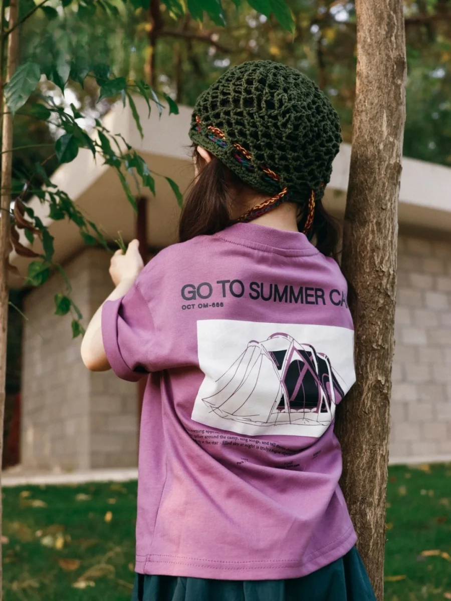 Cotton Summer New Style Kids Outdoor Casual Loose Top Short Sleeve T-Shirt for Girls Little Face Clear Mountain Series
Cotton Summer New Style Kids Outdoor Casual Loose Top Short Sleeve T-Shirt for Girls Little Face Clear Mountain Series