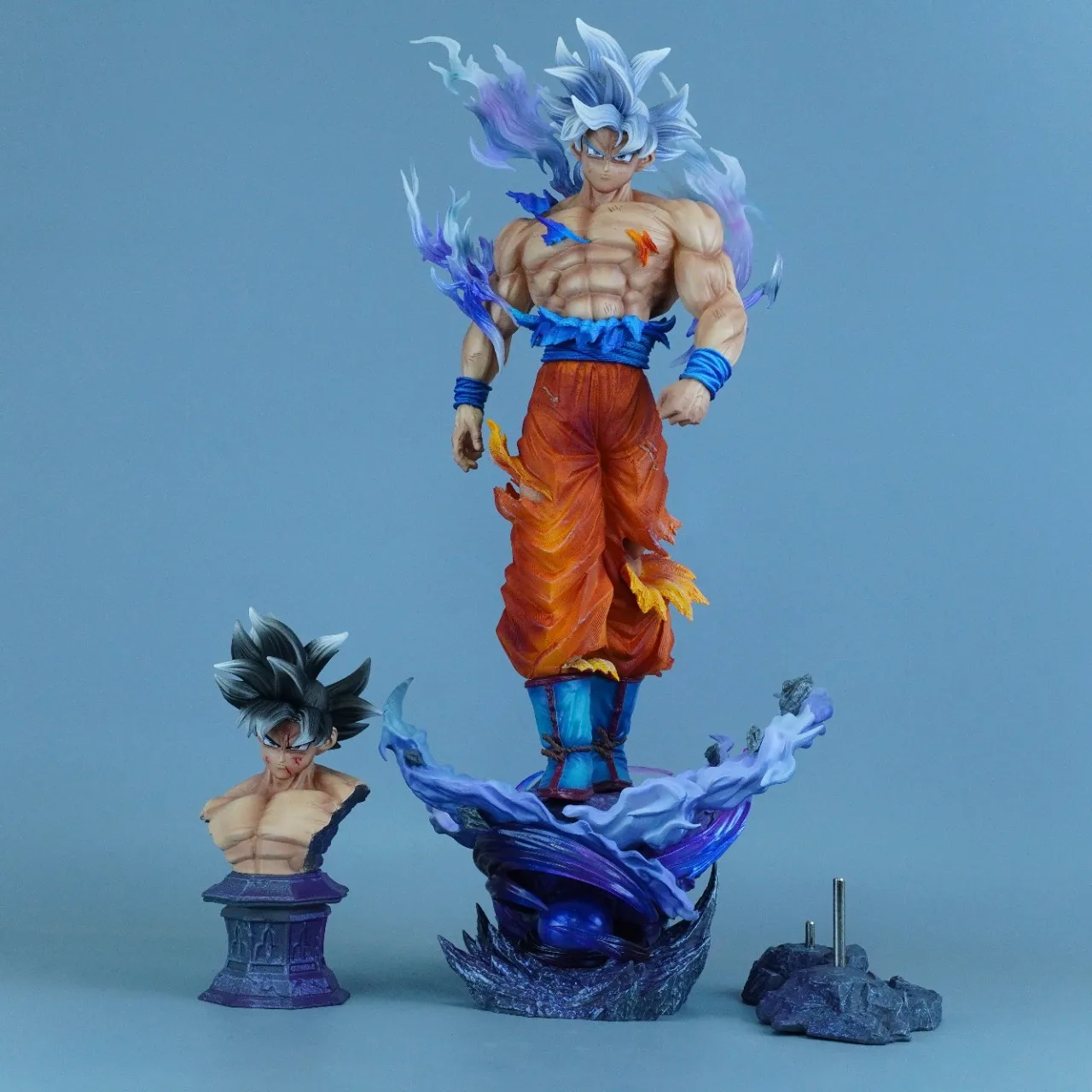 42cm Anime Dragon Ball Z Super Saiyan Son Goku Ultra Instinct Ver. GK PVC Action Figure DBZ Battle Statue Bust Model Toys Doll
42cm Anime Dragon Ball Z Super Saiyan Son Goku Ultra Instinct Ver. GK PVC Action Figure DBZ Battle Statue Bust Model Toys Doll