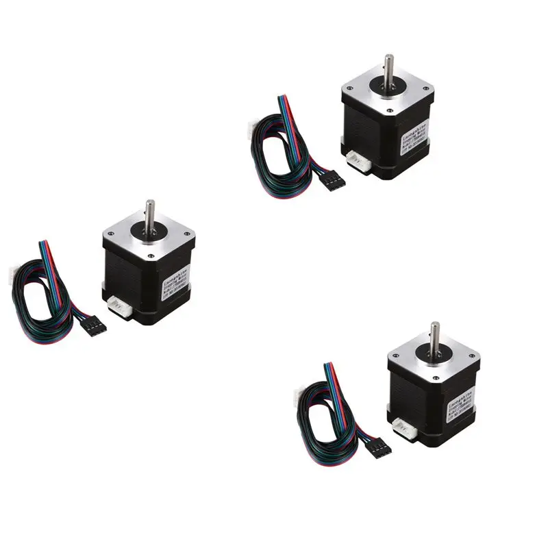YSS-3Pcs Nema 17 Stepper Motor 48Mm Nema17 Motor 42Bygh 2A 4-Lead ( 17Hs8401 ) Motor 1M Cable For 3D Printer Cnc Xyz Motor
YSS-3Pcs Nema 17 Stepper Motor 48Mm Nema17 Motor 42Bygh 2A 4-Lead ( 17Hs8401 ) Motor 1M Cable For 3D Printer Cnc Xyz Motor