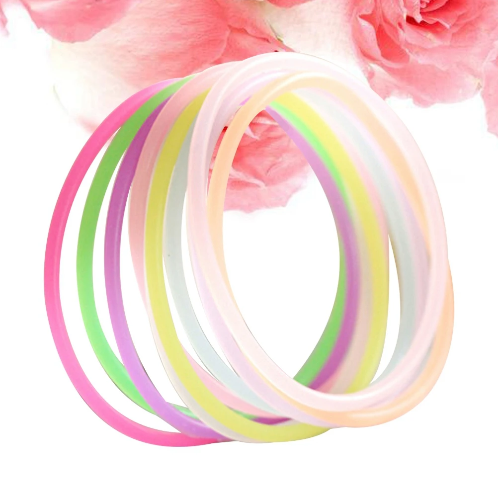 50 Pcs Colorful Jelly Bracelet Glow Silicone Neon Bracelets Favor Gifts Rrubber Flourescent Stick
50 Pcs Colorful Jelly Bracelet Glow Silicone Neon Bracelets Favor Gifts Rrubber Flourescent Stick