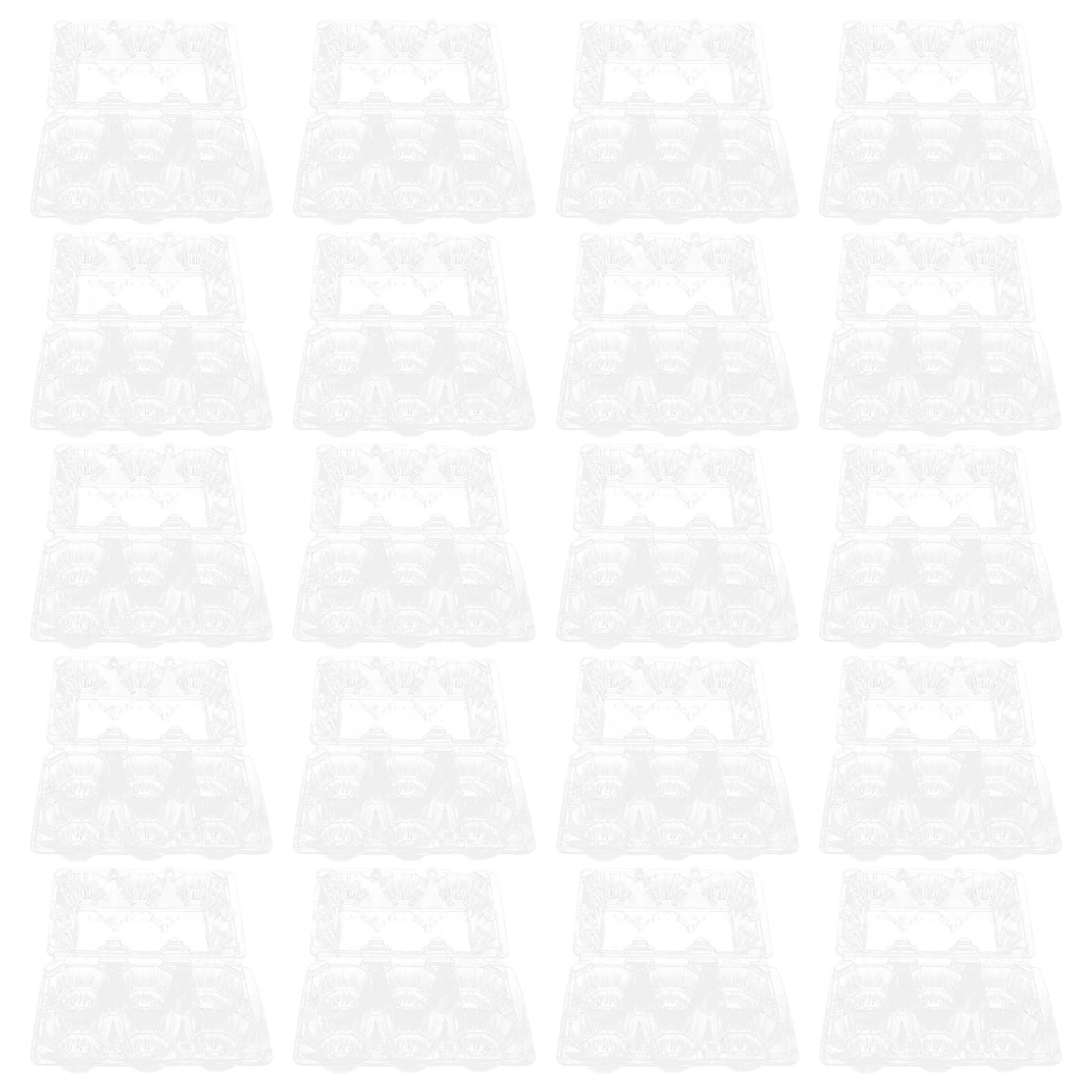40Pcs Clear Egg Carton Sturdy Transparent Egg Crate for Chicken Eggs Farmhouse Kitchen Fridge Storage Holder Travel Container
40Pcs Clear Egg Carton Sturdy Transparent Egg Crate for Chicken Eggs Farmhouse Kitchen Fridge Storage Holder Travel Container