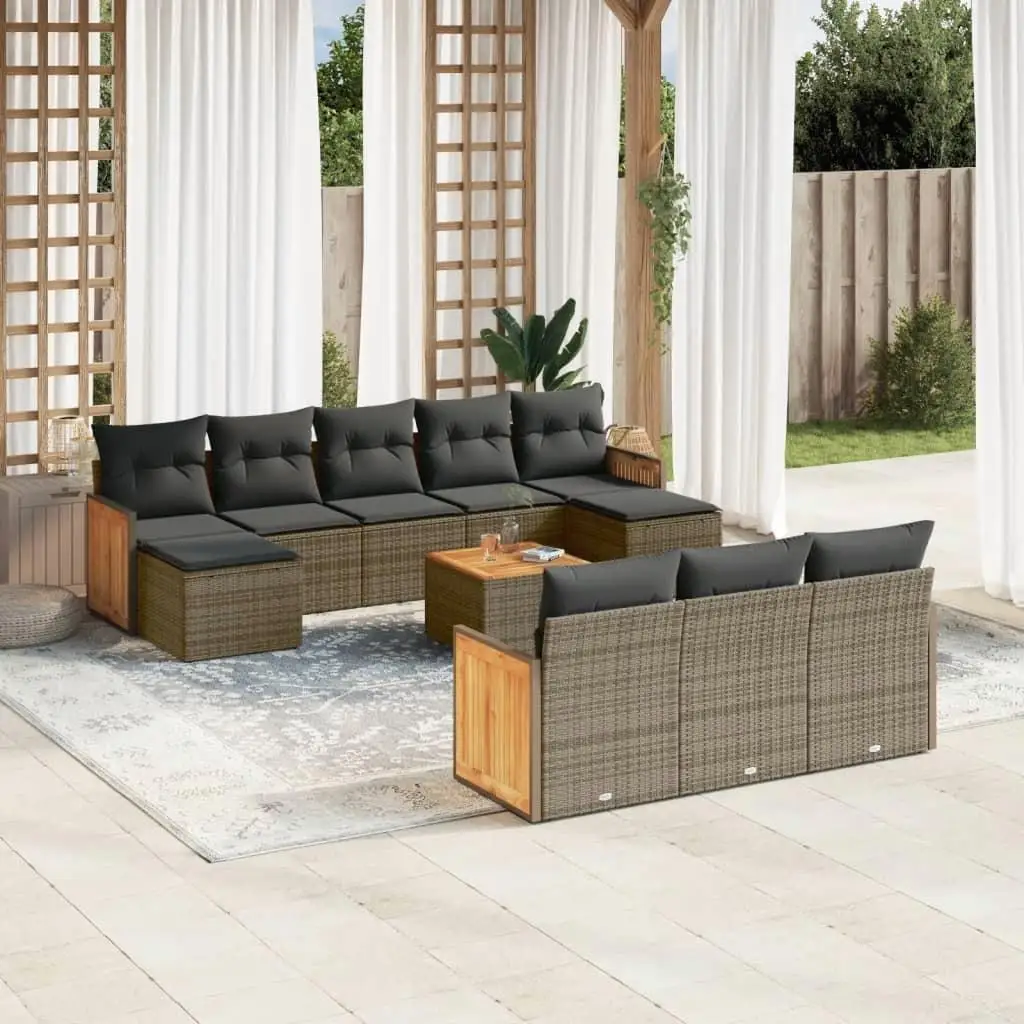 Large Grey Poly Rattan Modular Garden Sofa Set Comfortable Outdoor Furniture Stylish Patio Seating
Large Grey Poly Rattan Modular Garden Sofa Set Comfortable Outdoor Furniture Stylish Patio Seating