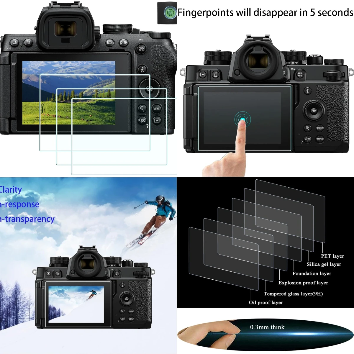 For Nikon Z50II Z50 II Mark2 MarkII 9H Anti-Reflective Screen Protector for Outdoor Shooting
For Nikon Z50II Z50 II Mark2 MarkII 9H Anti-Reflective Screen Protector for Outdoor Shooting