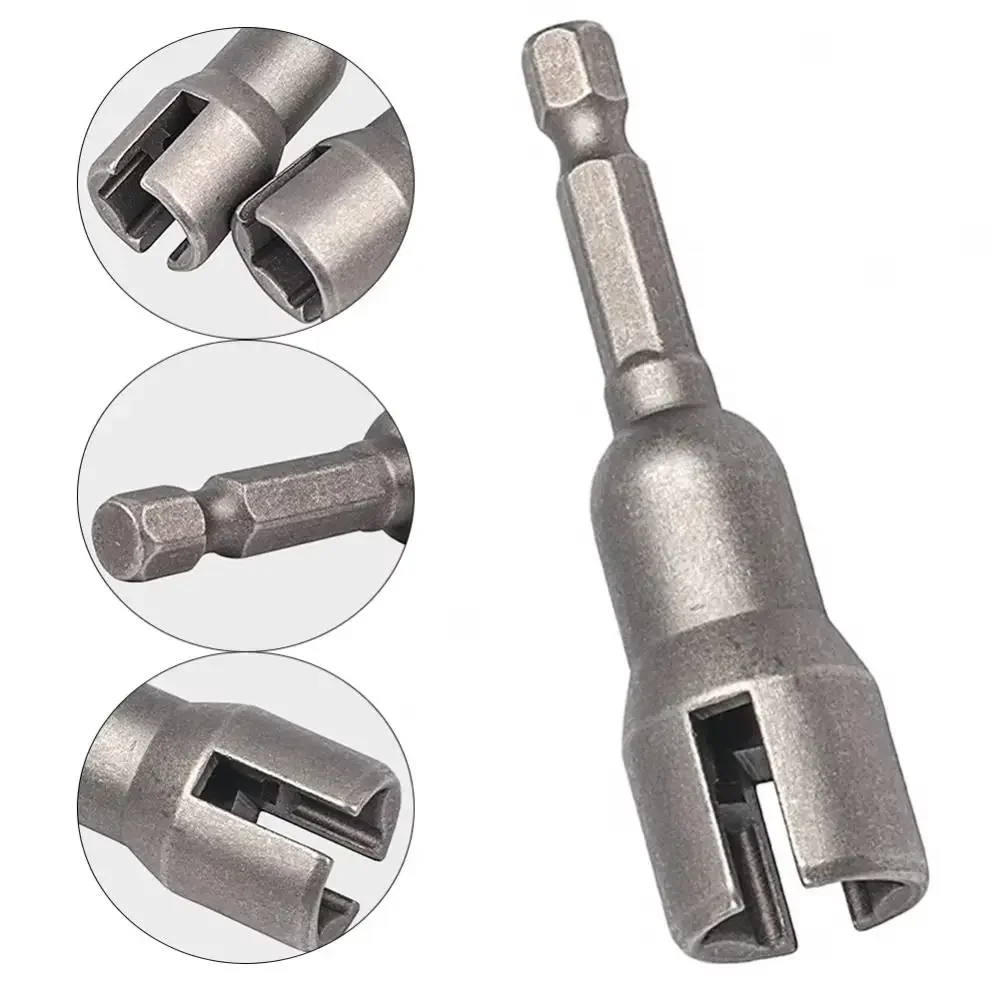 1/4" Hex Shank Wing Socket 65mm - Long Power Wing Nut Driver with Slotted 12mm Socket for Auto Repair & DIY Tools
1/4" Hex Shank Wing Socket 65mm - Long Power Wing Nut Driver with Slotted 12mm Socket for Auto Repair & DIY Tools