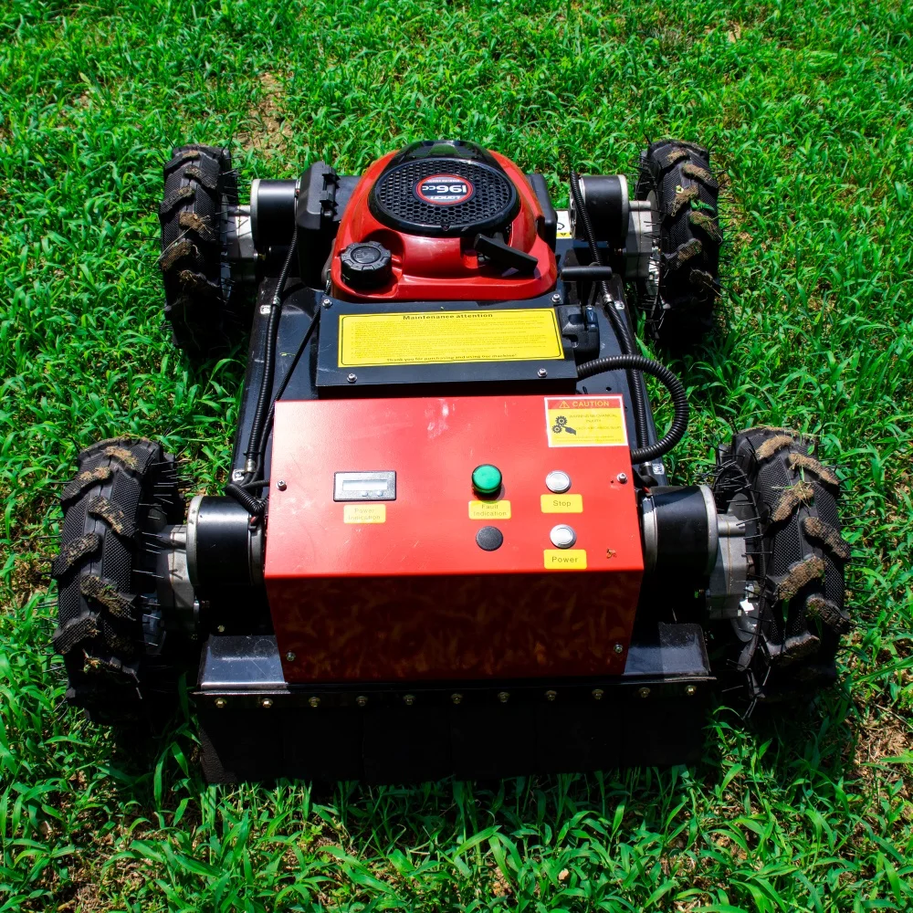 High Performance Wheel Remote Control Lawn Mower HT550 Smart Robot Grass Cutter with High Safety for Farms and Home Gardens
High Performance Wheel Remote Control Lawn Mower HT550 Smart Robot Grass Cutter with High Safety for Farms and Home Gardens