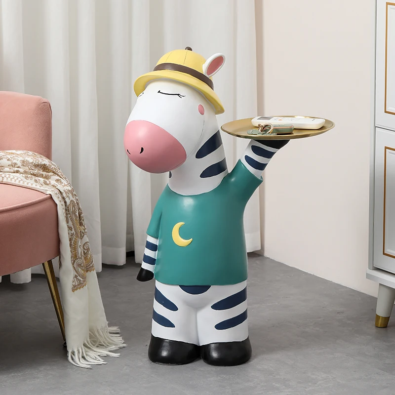 Home Decor Sculpture & Figurines Decoration Accessories Cartoon Zebra Tray Floor Children's Room Resin Lovely Ornaments Statues
Home Decor Sculpture & Figurines Decoration Accessories Cartoon Zebra Tray Floor Children's Room Resin Lovely Ornaments Statues