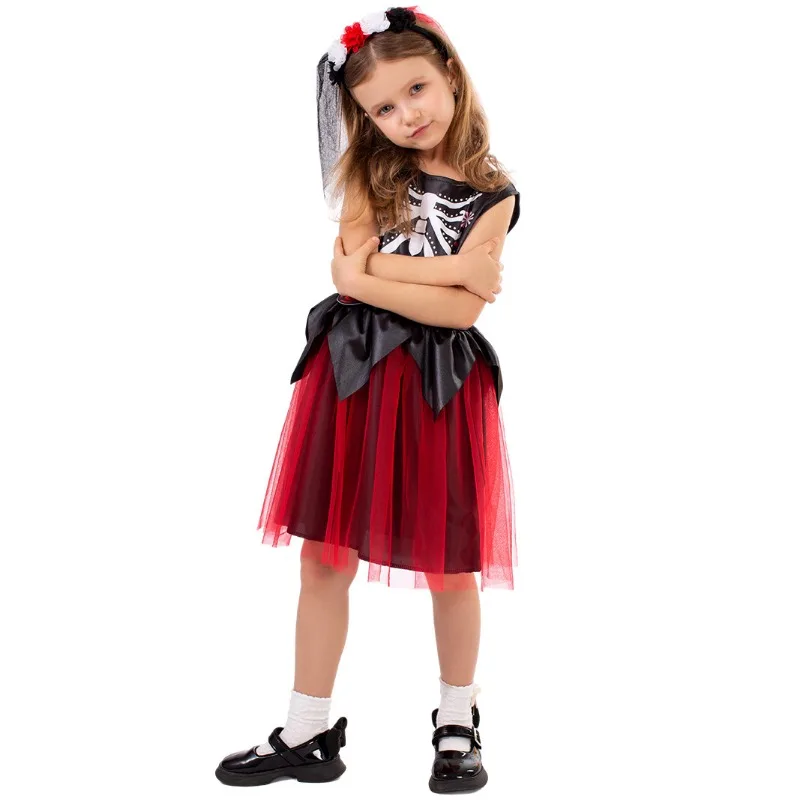 Deluxe Children's Day of the Dead Skeleton Cosplay Costume Mexican Boys Girls Halloween Carnival Easter Purim Fancy Dress 2024
Deluxe Children's Day of the Dead Skeleton Cosplay Costume Mexican Boys Girls Halloween Carnival Easter Purim Fancy Dress 2024