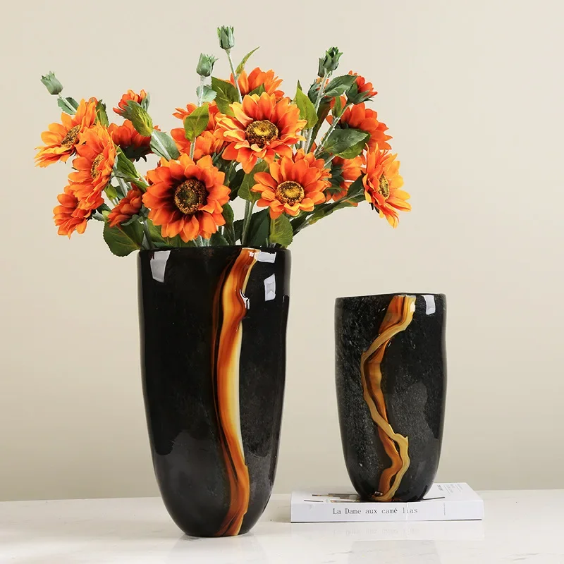 Creative Color Glass Vase Painted Hydroponics Flowers Pots Desk Decoration Flower Arrangement Floral Vases Modern Home Decor
Creative Color Glass Vase Painted Hydroponics Flowers Pots Desk Decoration Flower Arrangement Floral Vases Modern Home Decor