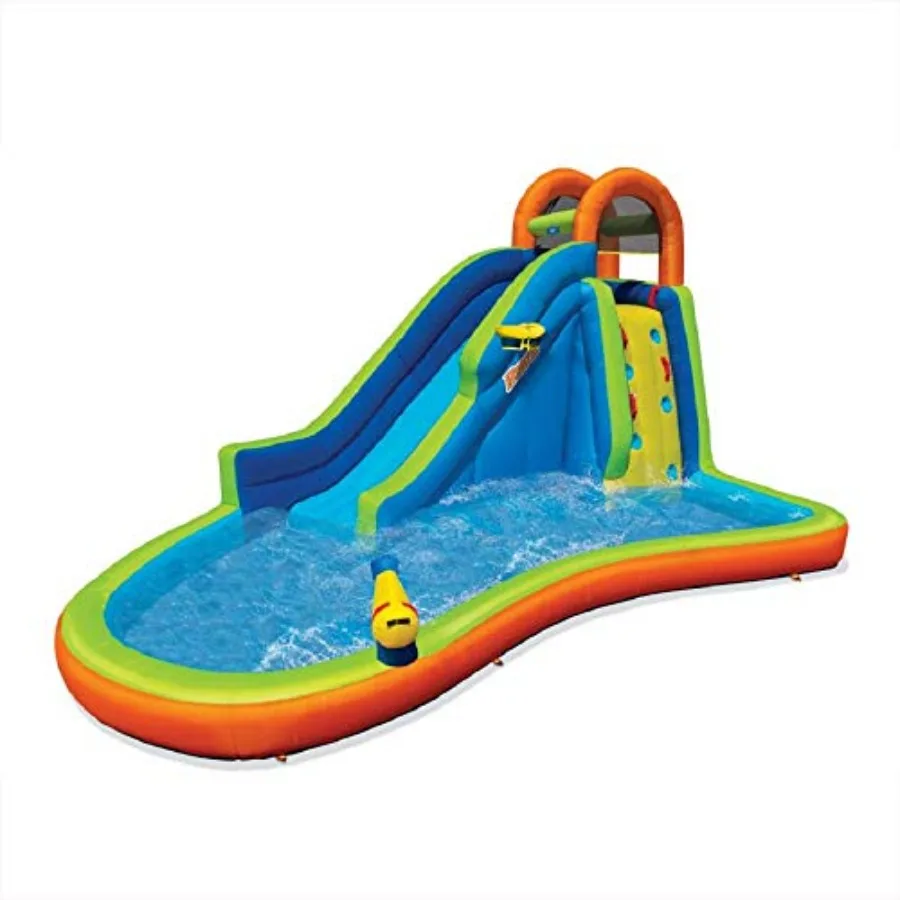 Inflatable Outdoor Backyard Water Slide Splash Bounce Climbing Toy Blue/Orange 14 ft 5 in L x 10 ft 7 in W x 7 ft 11 in H
Inflatable Outdoor Backyard Water Slide Splash Bounce Climbing Toy Blue/Orange 14 ft 5 in L x 10 ft 7 in W x 7 ft 11 in H