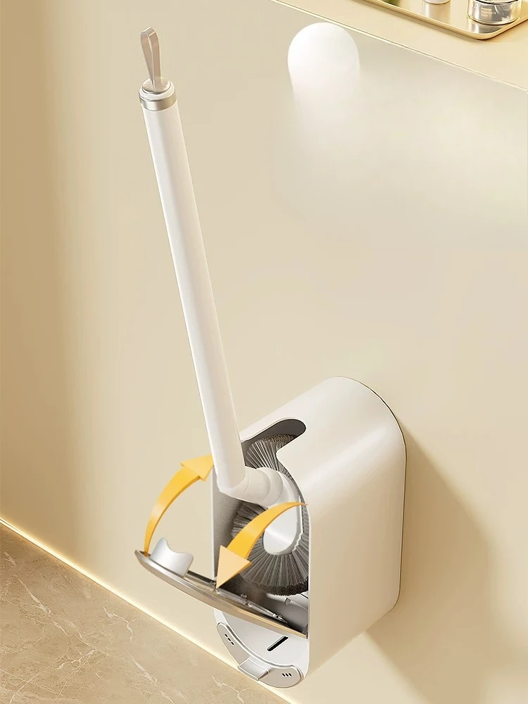 Toilet brush Wall-mounted toilet brush without dead ends Artifact household bathroom long handle toilet brush
Toilet brush Wall-mounted toilet brush without dead ends Artifact household bathroom long handle toilet brush