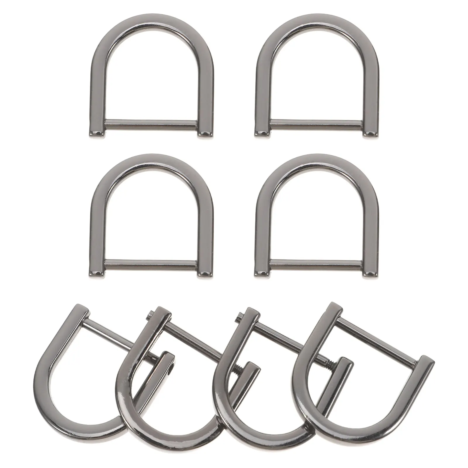 8pcs D Screw Keyring Zinc D Rings For Purse Alloy Secure Clasp Bag Purse Backpack Keychain Metal Hardware
8pcs D Screw Keyring Zinc D Rings For Purse Alloy Secure Clasp Bag Purse Backpack Keychain Metal Hardware